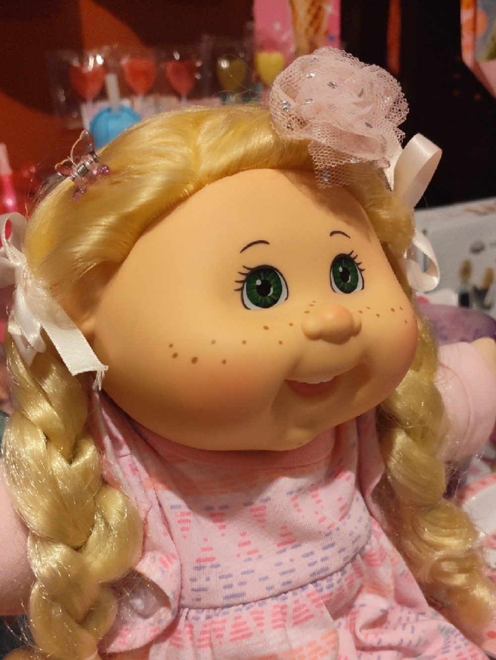 Cabbage Patch Kids 2015 Blonde-Haired Playtime Doll in Pink Outfit - Picture 3 of 16